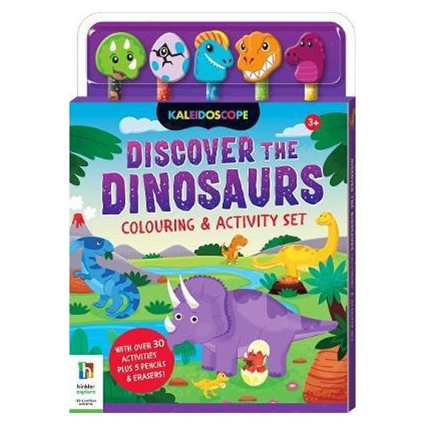 Discover The Dinosaurs Colouring & Activity Set