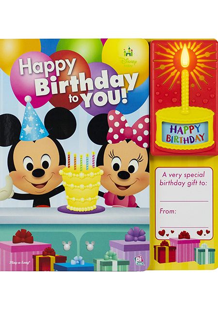 Birthday Book: Disney Baby - Happy Birthday To You