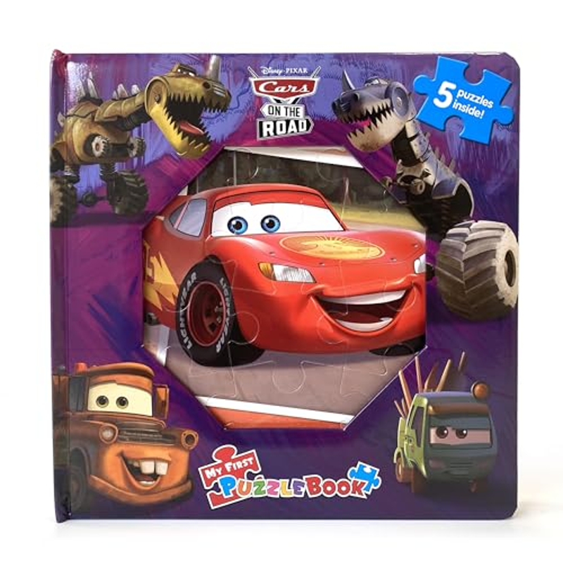 Disney Cars On The Road My First Puzzle Book: Cars On The Road
