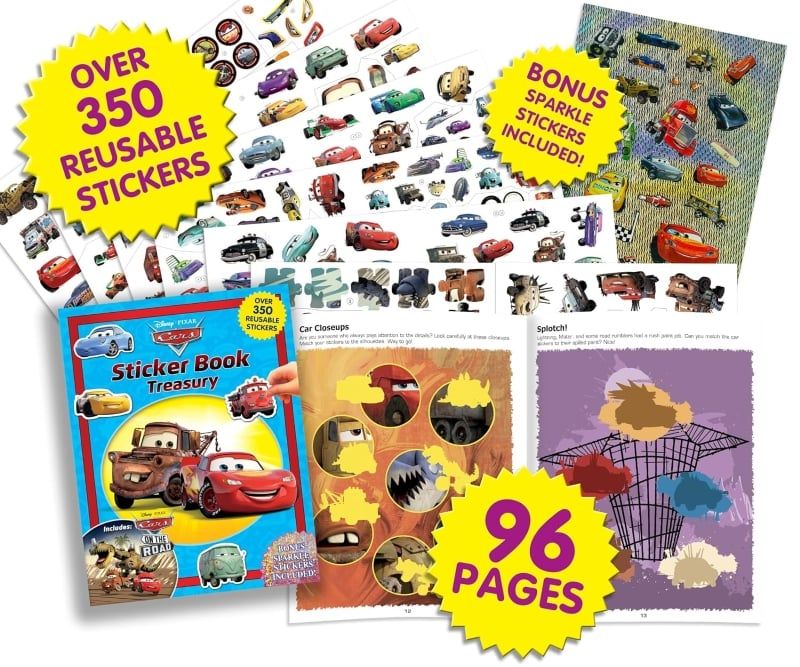 Disney Cars Sticker Book Treasury