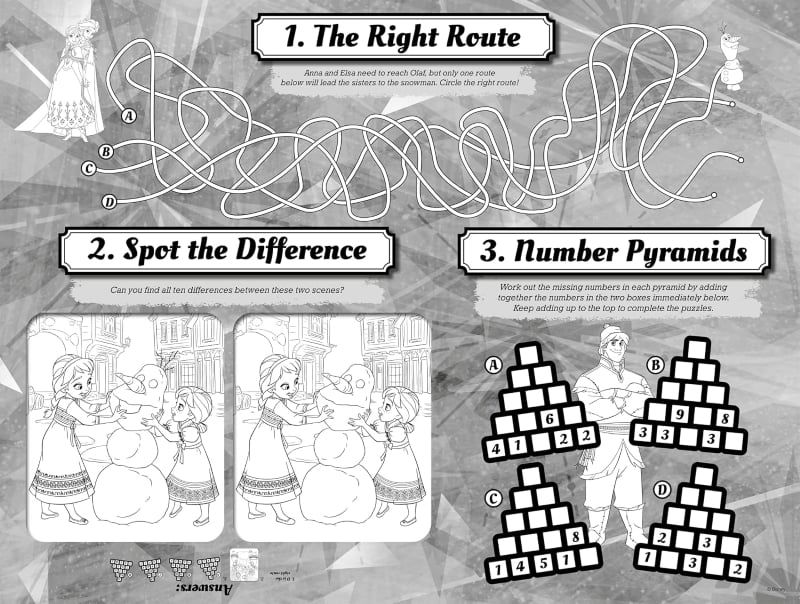 Disney Frozen: Mega Colouring & Activity Pad