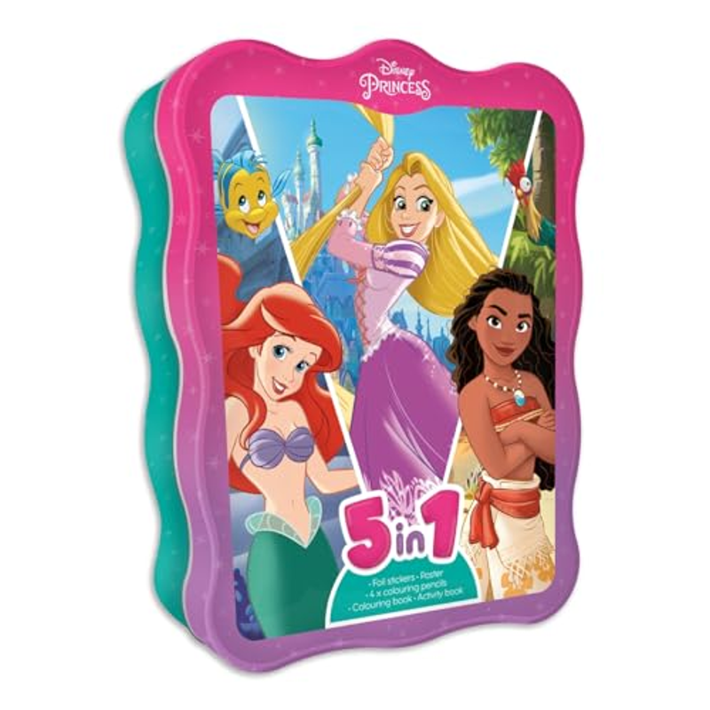 Disney Princess: 5-In-1 Tin