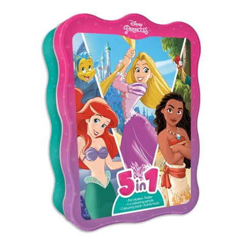 Disney Princess: 5-In-1 Tin