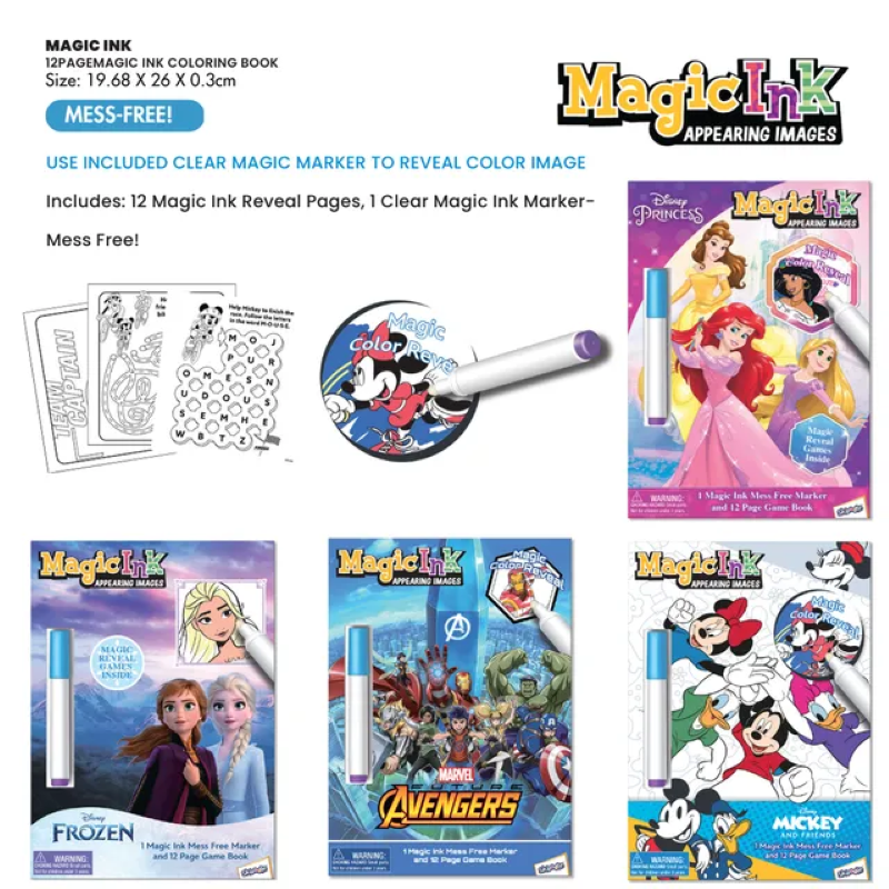 Disney Princess Magic Ink Book