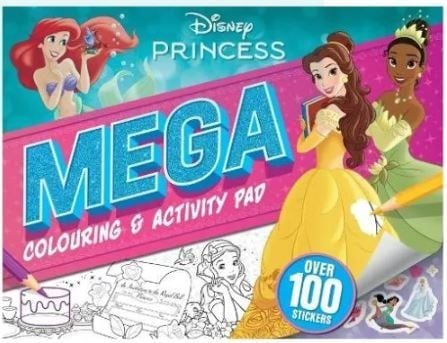 Disney Princess: Mega Colouring & Activity Pad