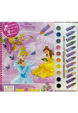 Disney Princess Deluxe Paint / Crayon Book