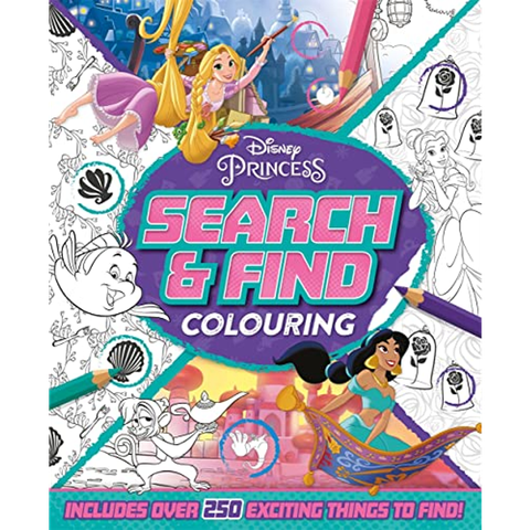 Disney Princess: Search & Find Colouring