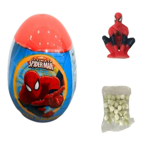 Disney - Trứng Đồ Chơi Có Kẹo - Spiderman (Uv)