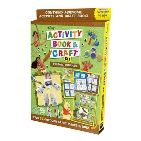 Disney: Activity Book & Craft Kit Awesome Outdoors