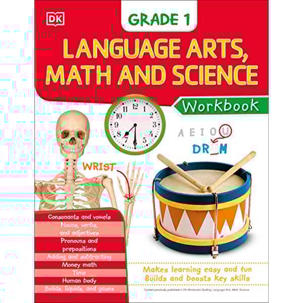 DK Workbooks: Language Arts Math And Science Grade 1