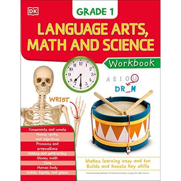 DK Workbooks: Language Arts Math And Science Grade 1