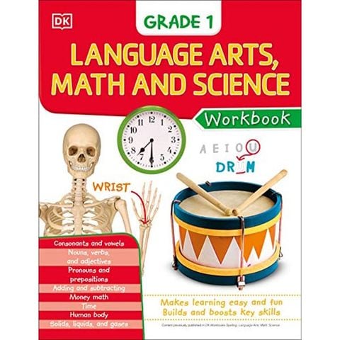 DK Workbooks: Language Arts Math And Science Grade 1