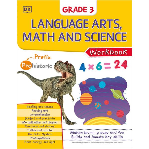 DK Workbooks: Language Arts Math And Science Grade 3