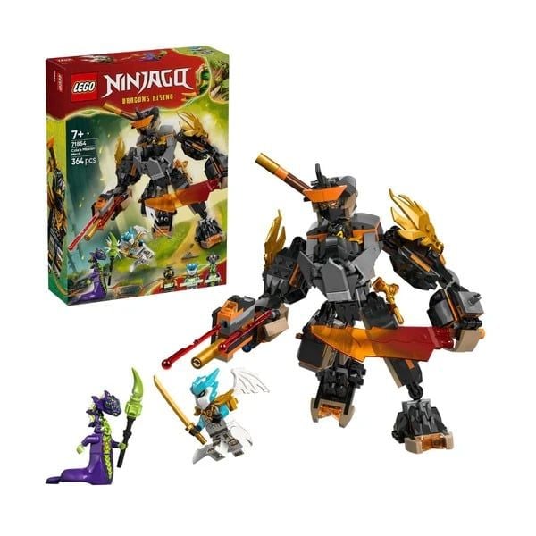 Lego Ninjago Cole'S Mission Mech & Dragon Zane 71854