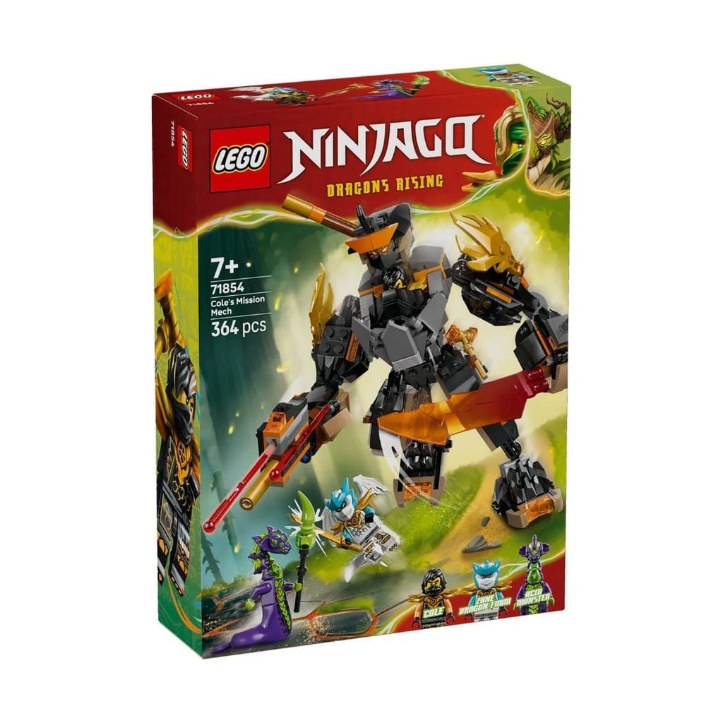 Lego Ninjago Cole'S Mission Mech & Dragon Zane 71854