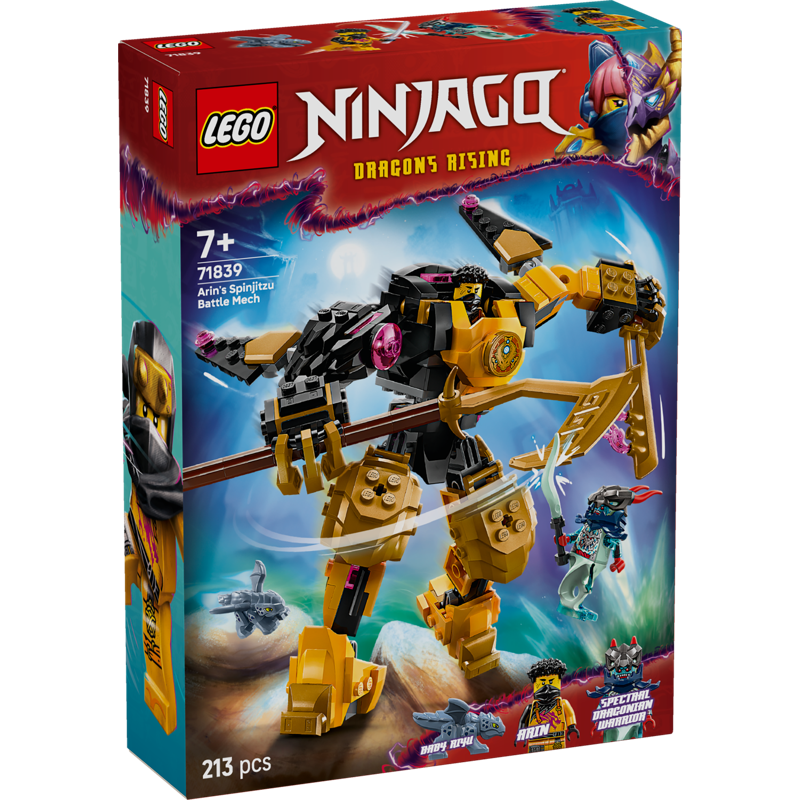 Lego Ninjago Đồ Chơi Lắp Ráp Chiến Giáp Spinjitzu Của Arin 71839 (Vta)