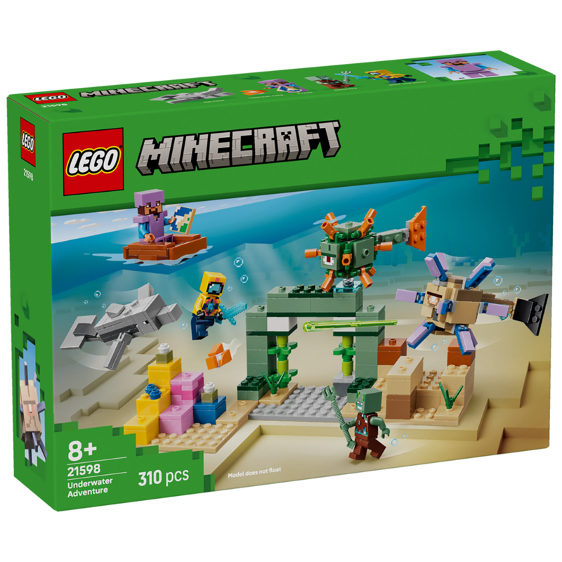 Lego Minecraft Đồ Chơi Lắp Ráp Cuộc Phiêu Lưu Dưới Đại Dương 21598