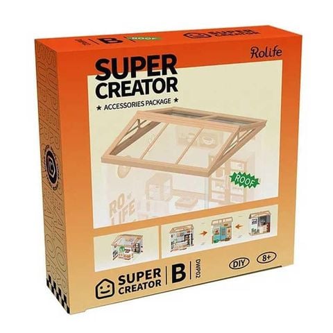 Robotime Đồ Chơi Lắp Ráp Mái Nhà Style B DWP10