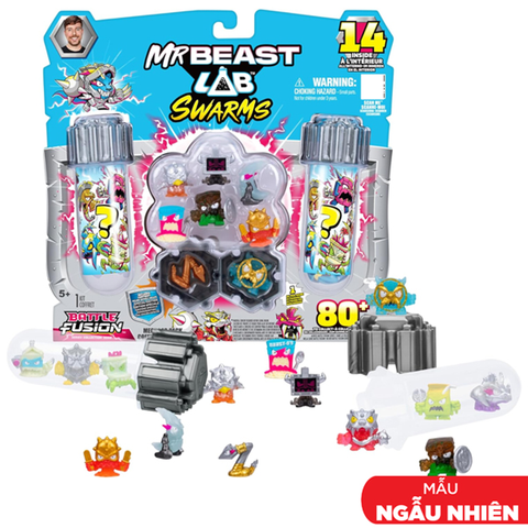 MrBeast Lab Đồ Chơi Phòng Thí Nghiệm Series 4 - 14 Sinh Vật 24875 (Giao Mẫu Ngẫu Nhiên)