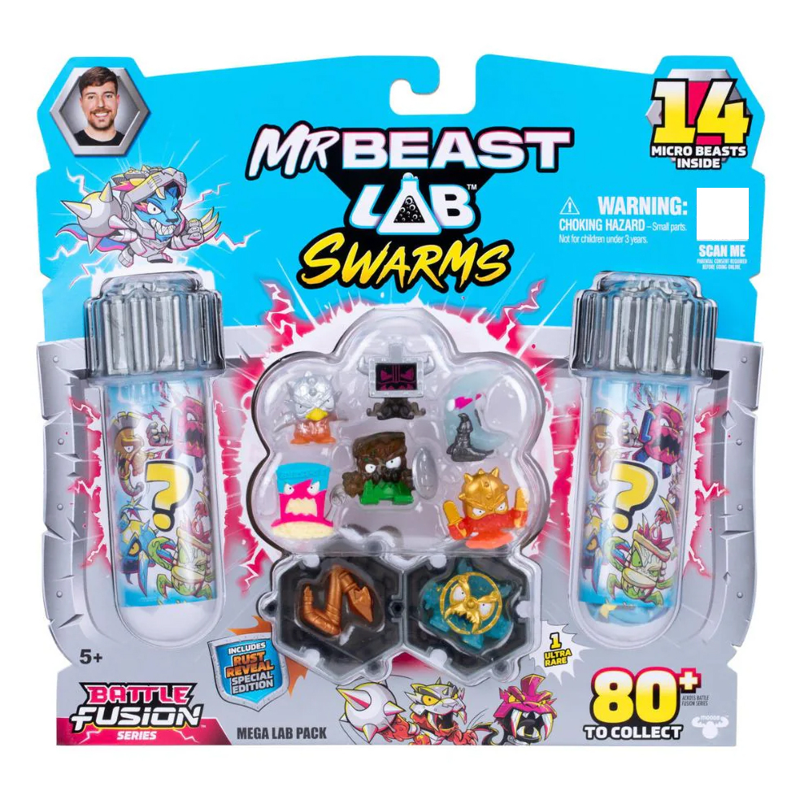 MrBeast Lab Đồ Chơi Phòng Thí Nghiệm Series 4 - 14 Sinh Vật 24875 (Giao Mẫu Ngẫu Nhiên)