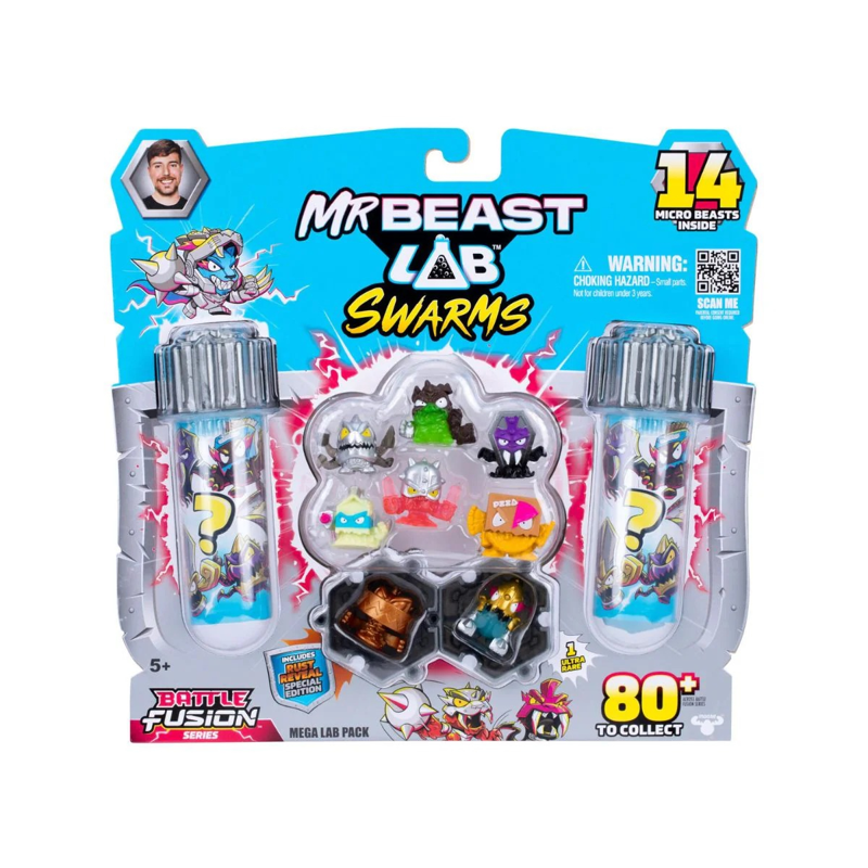 MrBeast Lab Đồ Chơi Phòng Thí Nghiệm Series 4 - 14 Sinh Vật 24875 (Giao Mẫu Ngẫu Nhiên)