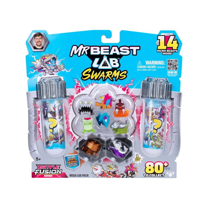 MrBeast Lab Đồ Chơi Phòng Thí Nghiệm Series 4 - 14 Sinh Vật 24875 (Giao Mẫu Ngẫu Nhiên)