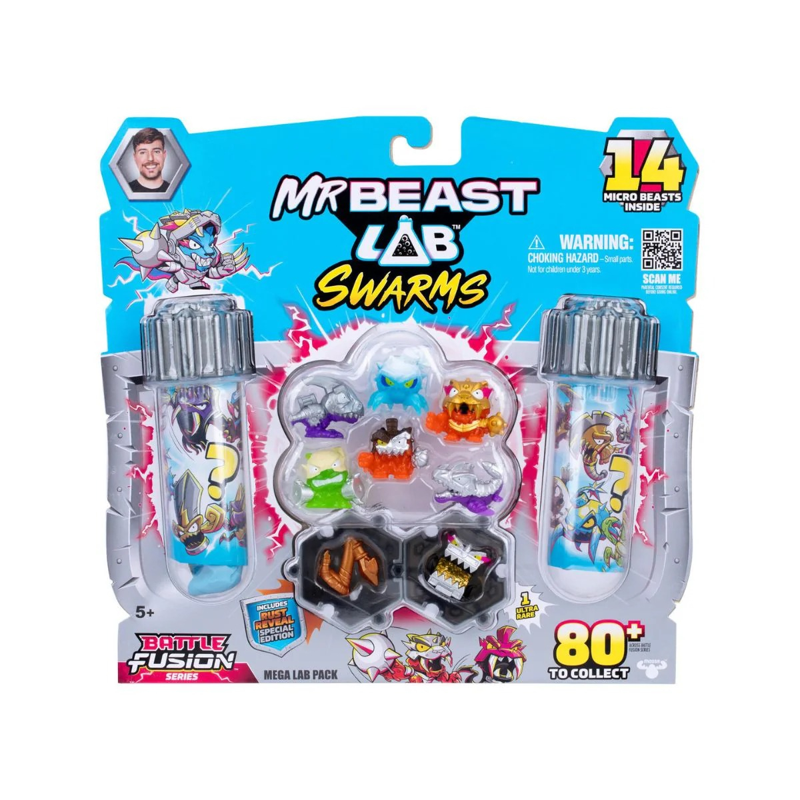 MrBeast Lab Đồ Chơi Phòng Thí Nghiệm Series 4 - 14 Sinh Vật 24875 (Giao Mẫu Ngẫu Nhiên)