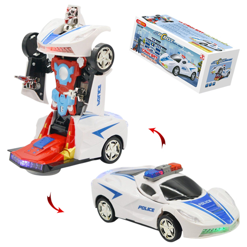 Đồ Chơi Robot Biến Hình Xe Cảnh Sát Dk81400