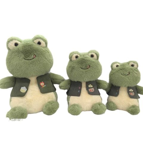 Đồ Chơi Thú Bông Ếch Nhung Xanh 30cm SK-462