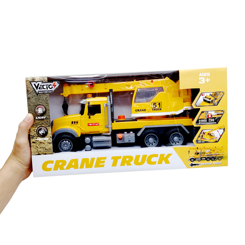 Vecto - Đồ Chơi Mô Hình Xe Cần Cẩu Có Đèn Và Âm Thanh VT51P-2