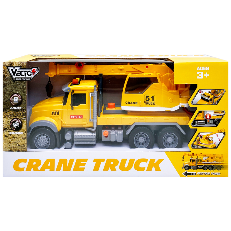 Vecto - Đồ Chơi Mô Hình Xe Cần Cẩu Có Đèn Và Âm Thanh VT51P-2