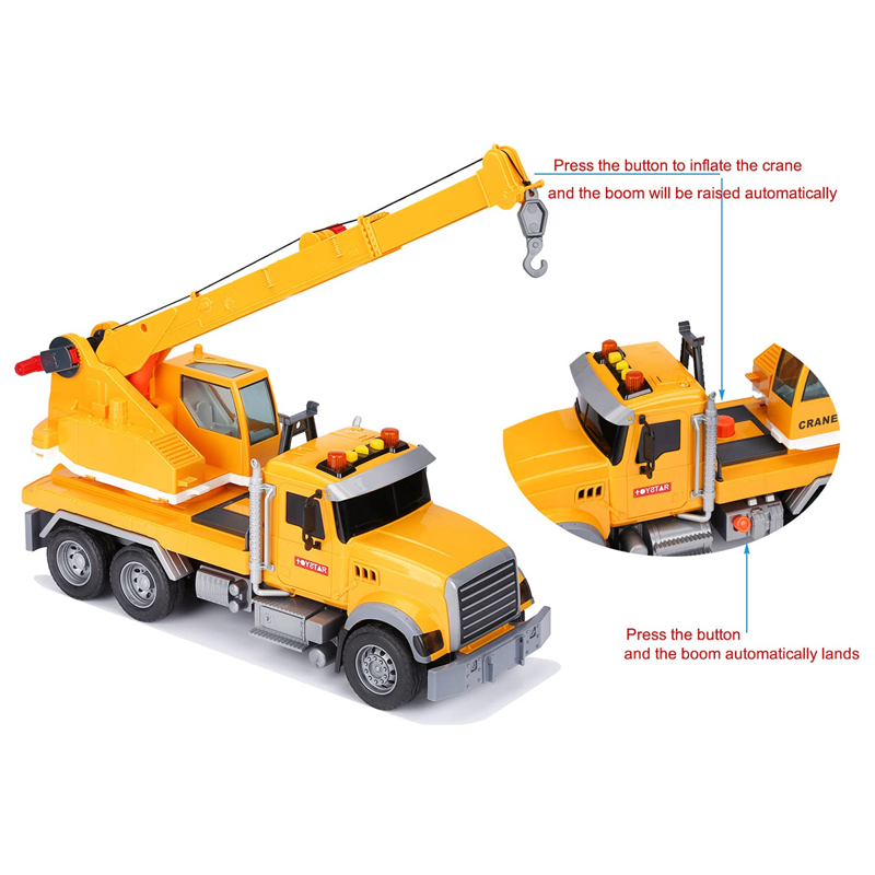 Vecto - Đồ Chơi Mô Hình Xe Cần Cẩu Có Đèn Và Âm Thanh VT51P-2