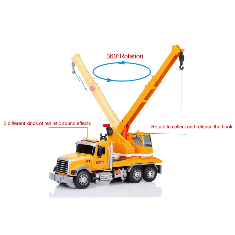 Vecto - Đồ Chơi Mô Hình Xe Cần Cẩu Có Đèn Và Âm Thanh VT51P-2