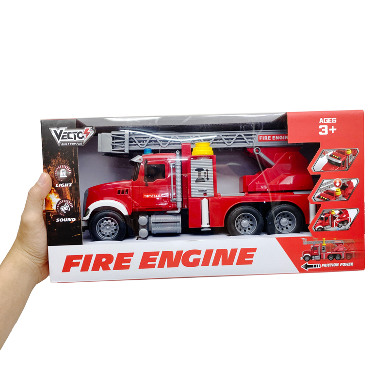 Vecto - Đồ Chơi Mô Hình Xe Cứu Hỏa Có Đèn Và Âm Thanh VT58P-2