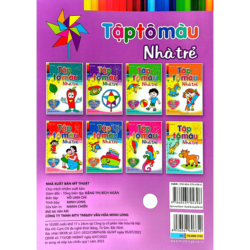 Đồ Dùng Và Đồ Chơi - Tập Tô Màu Nhà Trẻ