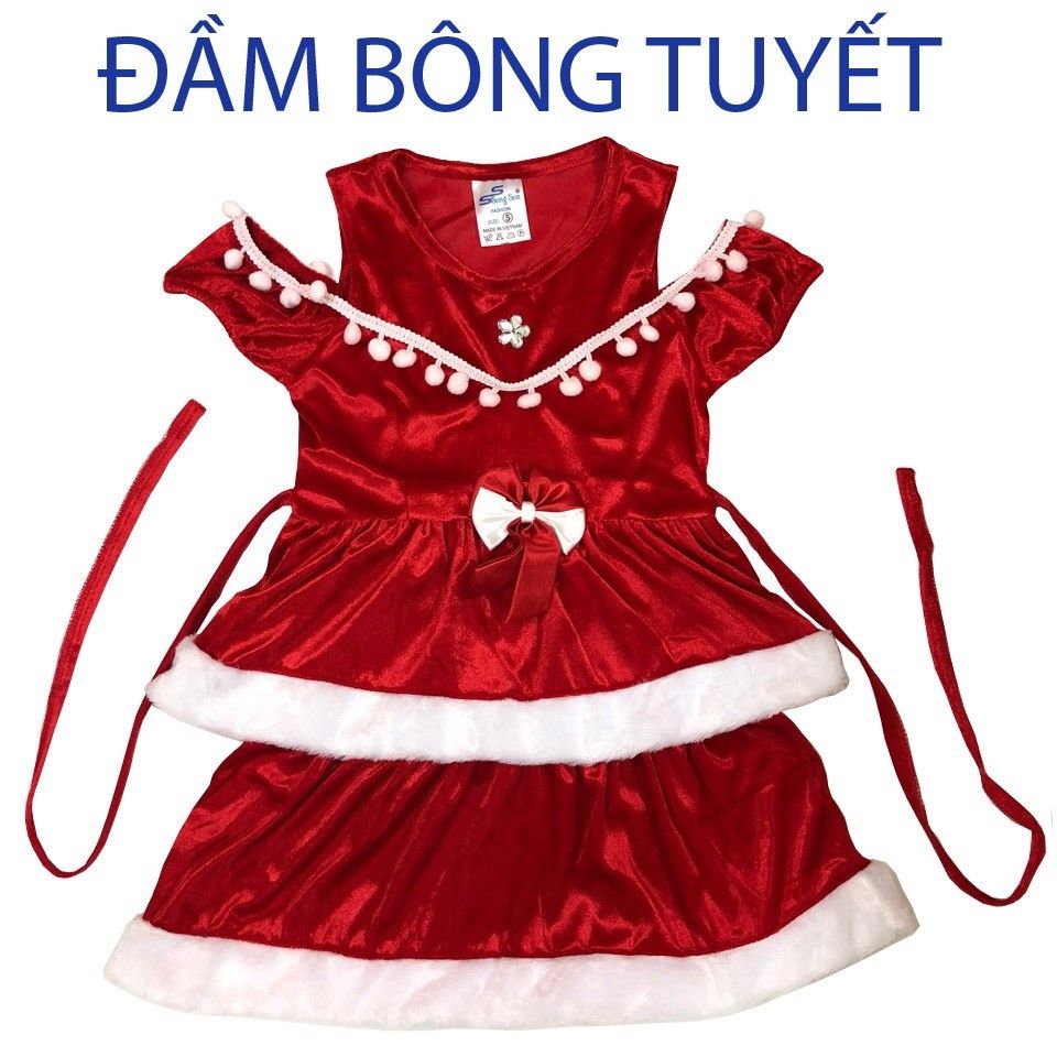 Đồ Nhung Đầm Bông Tuyết 1