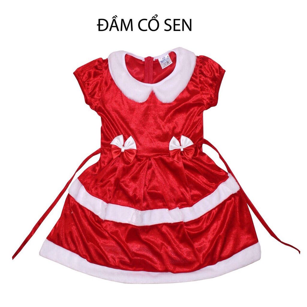 Đồ Nhung Đầm Cổ Sen 1