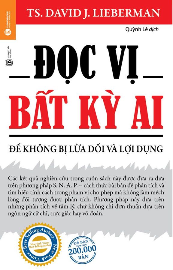 Đọc Vị Bất Kỳ Ai Để Không Bị Lừa Dối Và Lợi Dụng (Tái bản năm 2022)