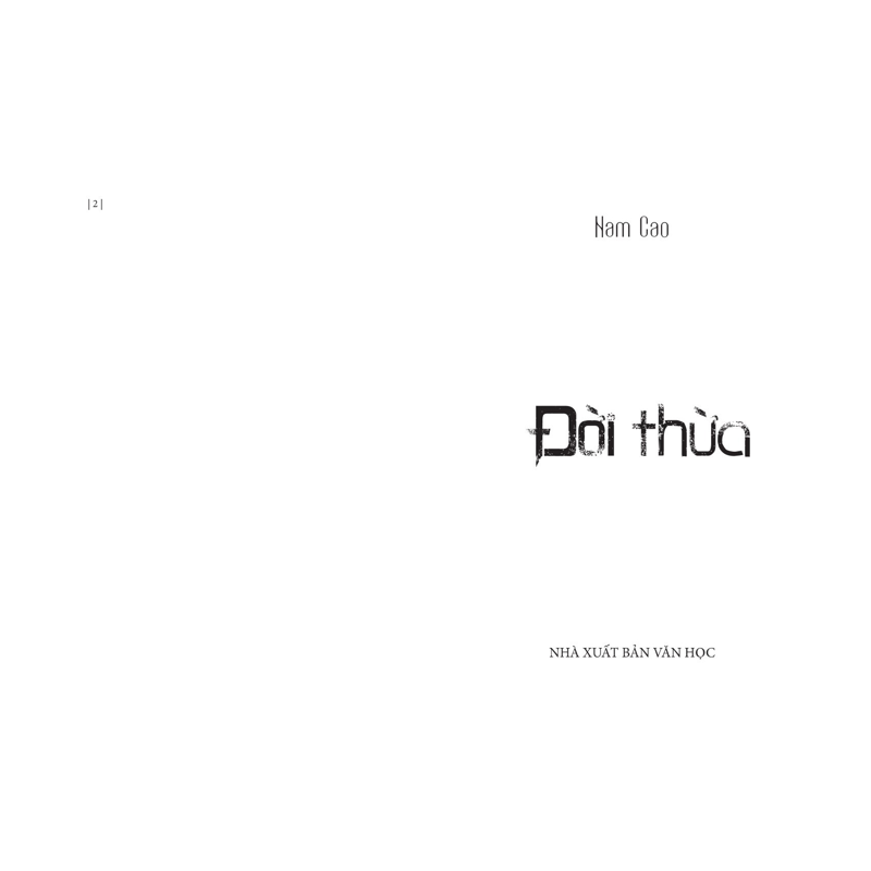 Đời Thừa