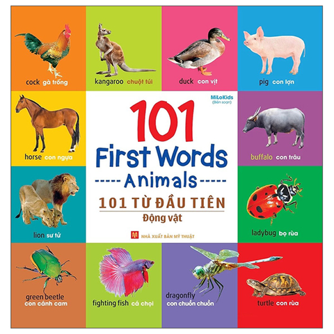 101 First Words - 101 Từ Đầu Tiên - Động Vật