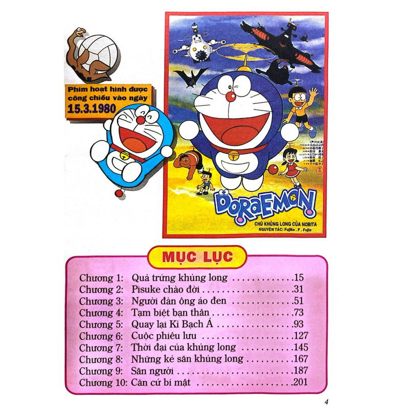 Doraemon Ấn Bản Điện Ảnh Màu Bản Đầy Đủ T1