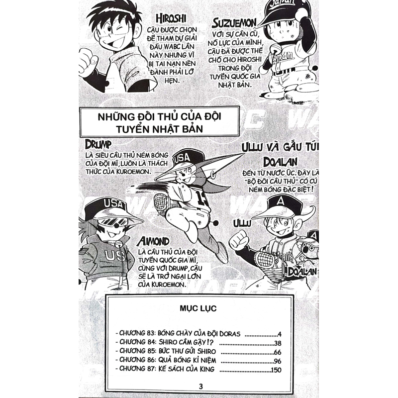 Doraemon Bóng Chày T14
