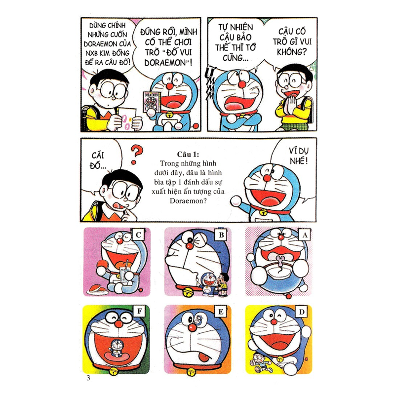 Doraemon Đố Vui - Tập 1: Doraemon Xuất Hiện