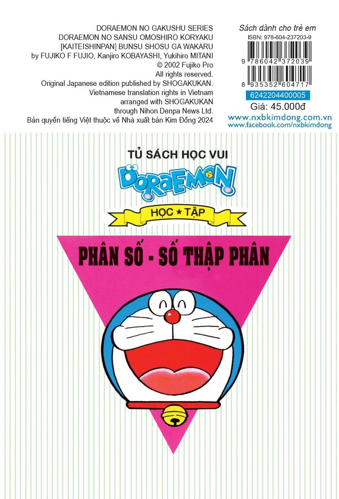 (KSD-893535262856)DORAEMON HỌC TẬP-PHÂN SỐ THẬP PHÂN