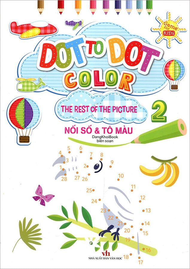 Dot To Dot Color - Nối Số Và Tô Màu - Tập 2