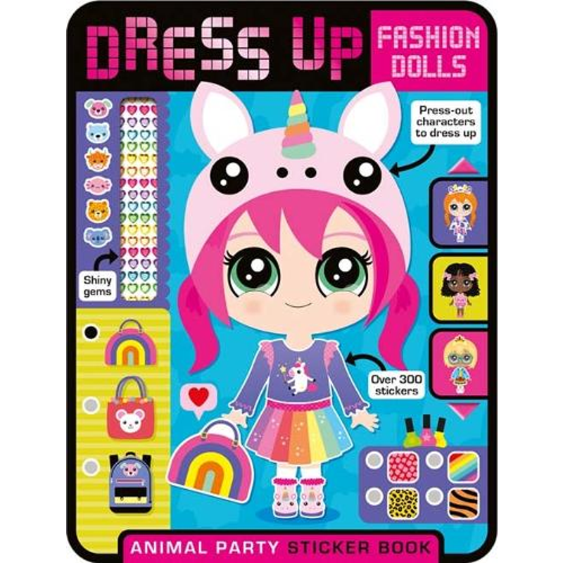 Dress Up Fashion Dolls Animal Party_mbi 1026