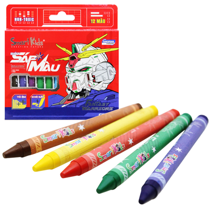Smartkids - Sáp Màu Dino In Europe CR23 (Hộp 18 Màu)