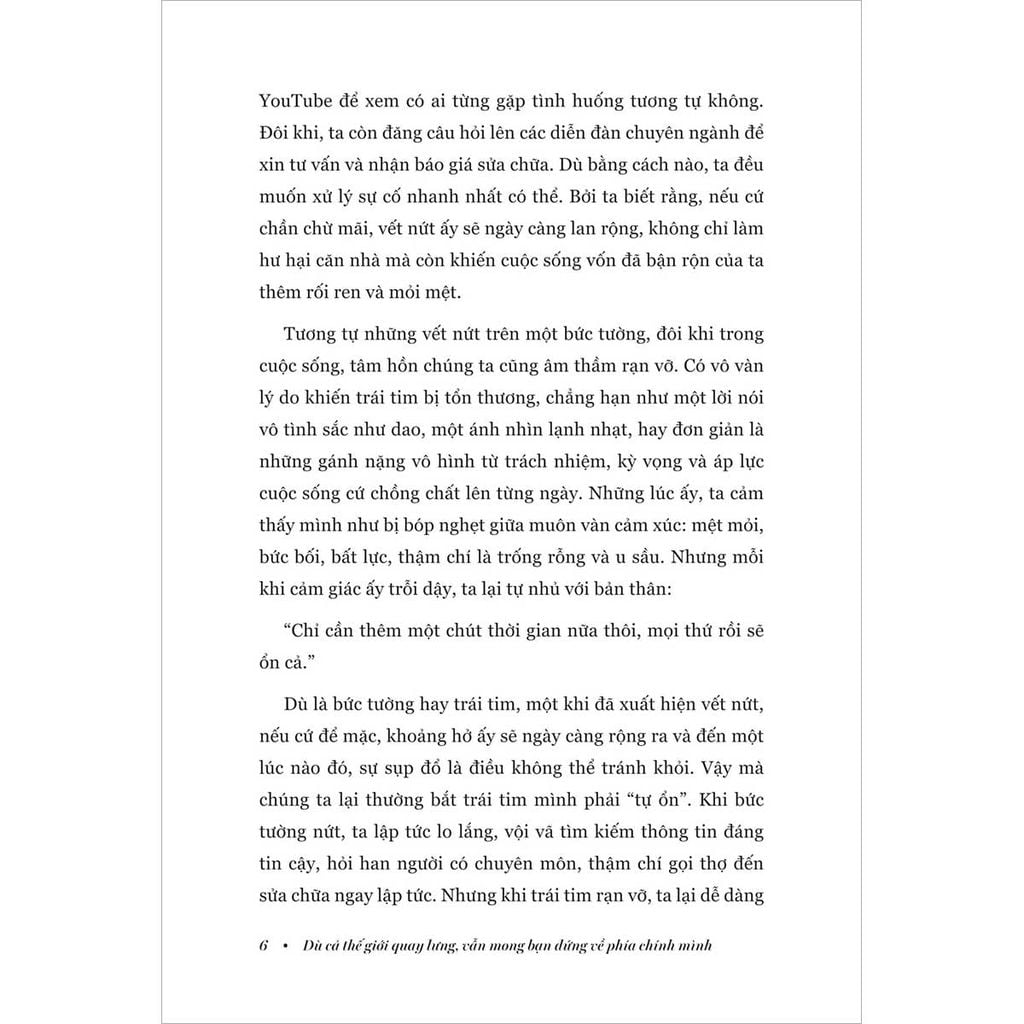 Dù Cả Thế Giới Quay Lưng, Vẫn Mong Bạn Đứng Về Phía Chính Mình