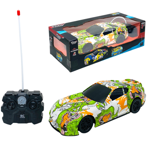 Vecto Siêu Xe Đua Graffiti Đường Phố Điều Khiển Từ Xa (Xanh) Vt5998