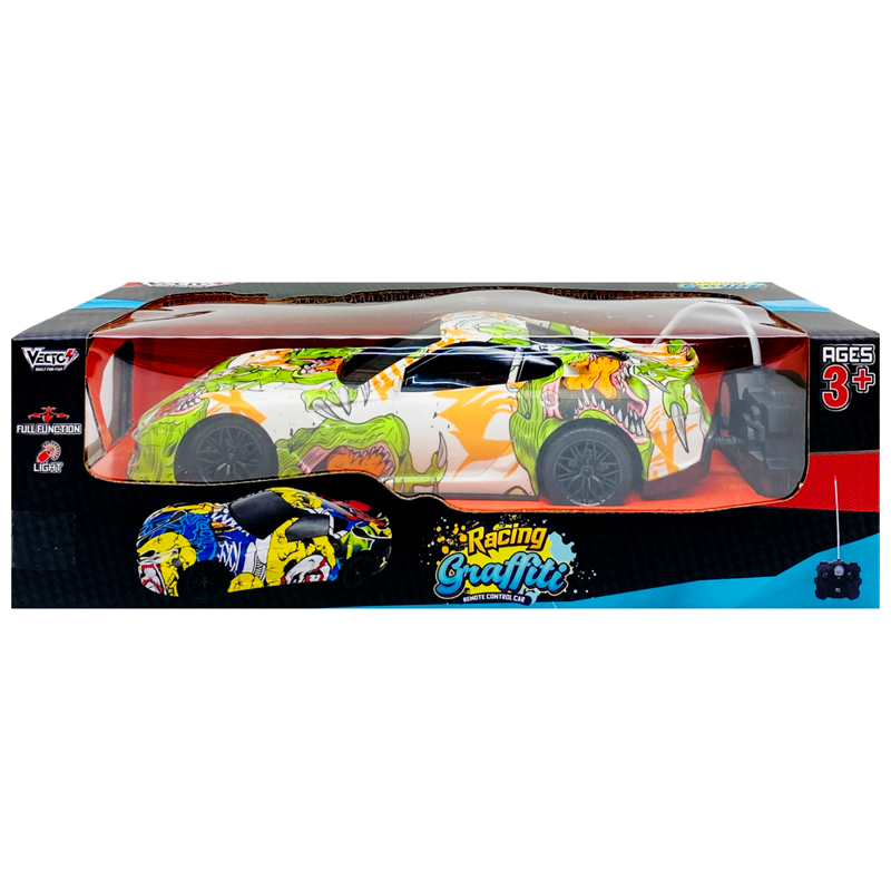 Vecto Siêu Xe Đua Graffiti Đường Phố Điều Khiển Từ Xa (Xanh) Vt5998